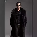 5XL Plus Size Lapel Faux Fur Winter Overcoat Man, Men's Oversized Long Coat, Thickened Plush Jacket For Man