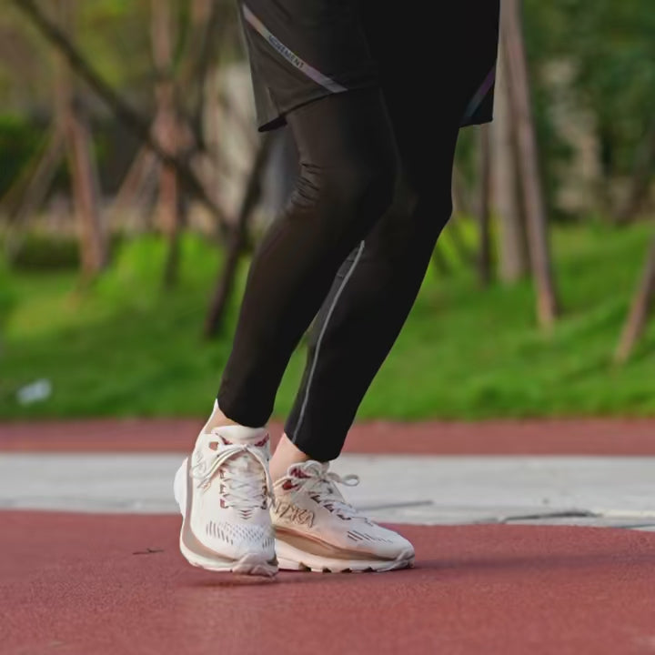 Men's Running Shoes Jogging Breathable Mesh Cushioning Non-Slip Outdoor Luxury shoes Couple Trainer Race Sneakers Off-road Shoes